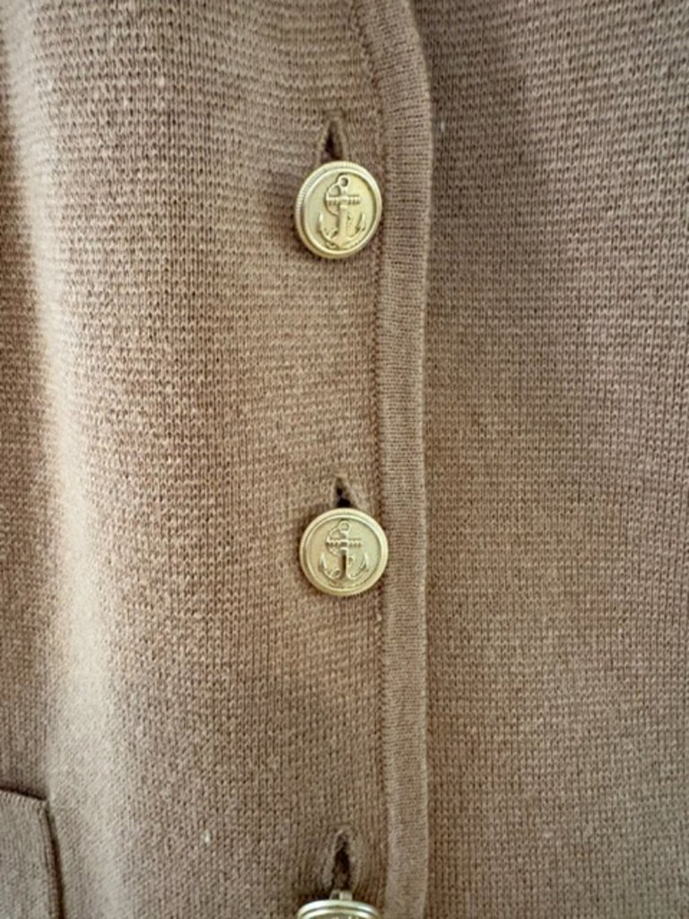 JCrew Camel Gisele Vneck Sweater Blazer Size Small - Picture 3 of 7
